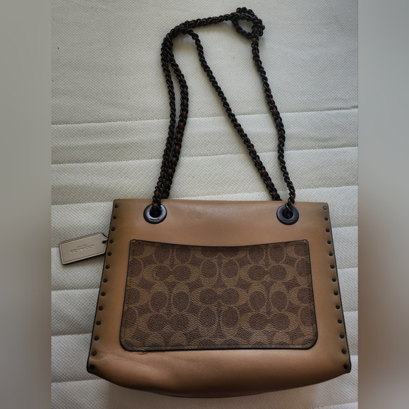 Coach Bag, brown beige - Picture 2 of 6